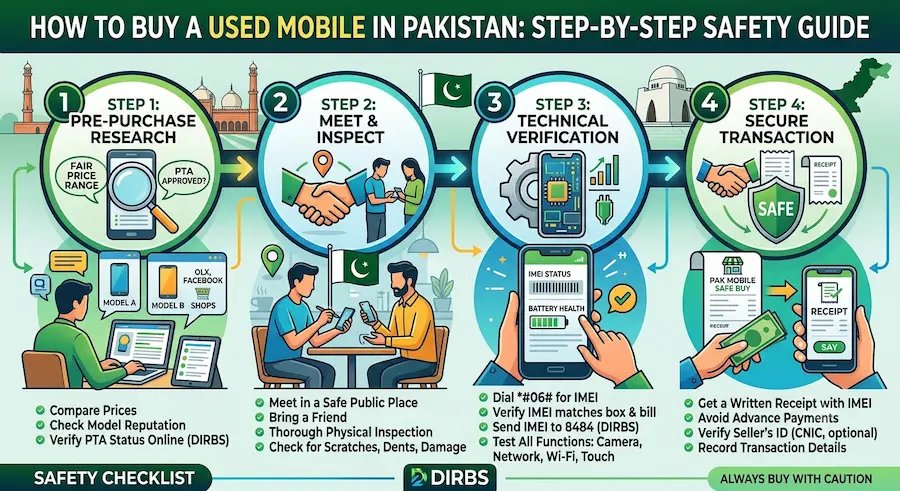 How to Buy a Used Mobile in Pakistan: Step-by-Step Safety Guide